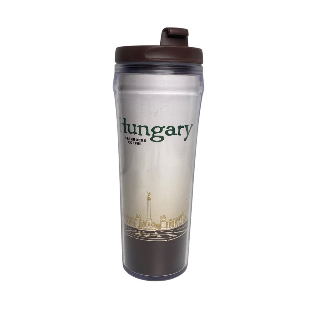 Starbucks HUNGARY Magyarorszag Icon Series 12oz Tumbler Mug Rare 2010
